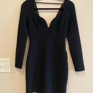 Express Black Sparkly cocktail dress